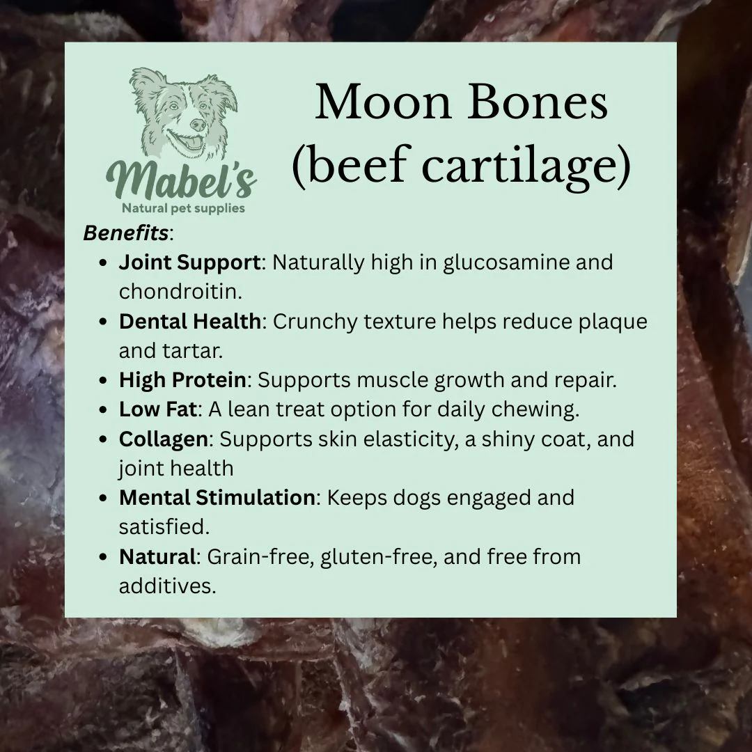 Bulk bag of moons bones (beef cartilage) natural dog treat, 1kg, 2kg or 5kg - Image 4