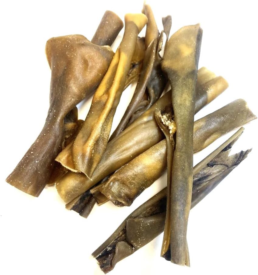 Beef skins, long lasting natural dog treat, bulk bag, dental chew - Image 4