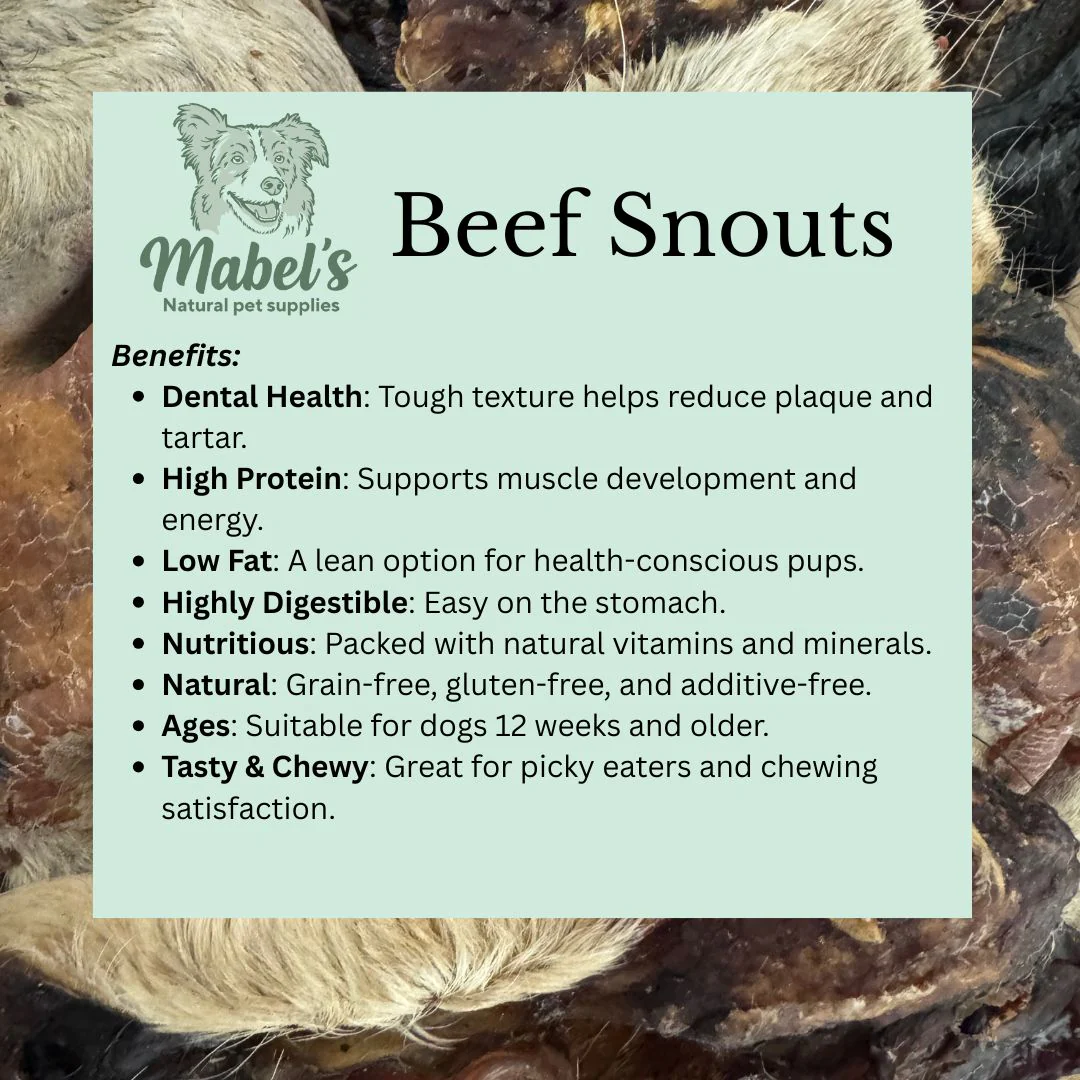Hairy Beef Snout, single or 1kg bulk bag - Image 4