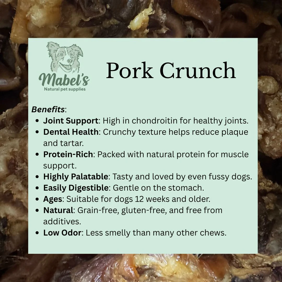 Pork crunch 1kg bulk bag, tasty dog treat - Image 4